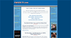 Desktop Screenshot of pokertv.com