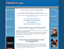 Tablet Screenshot of pokertv.com